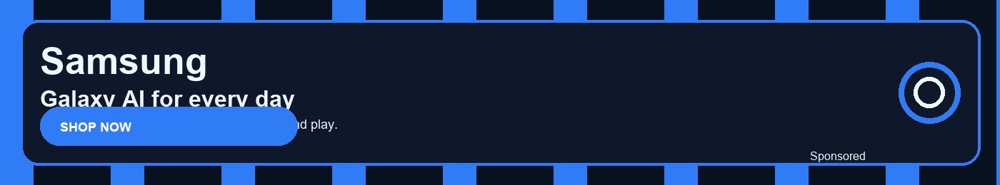 Samsung Footer Campaign